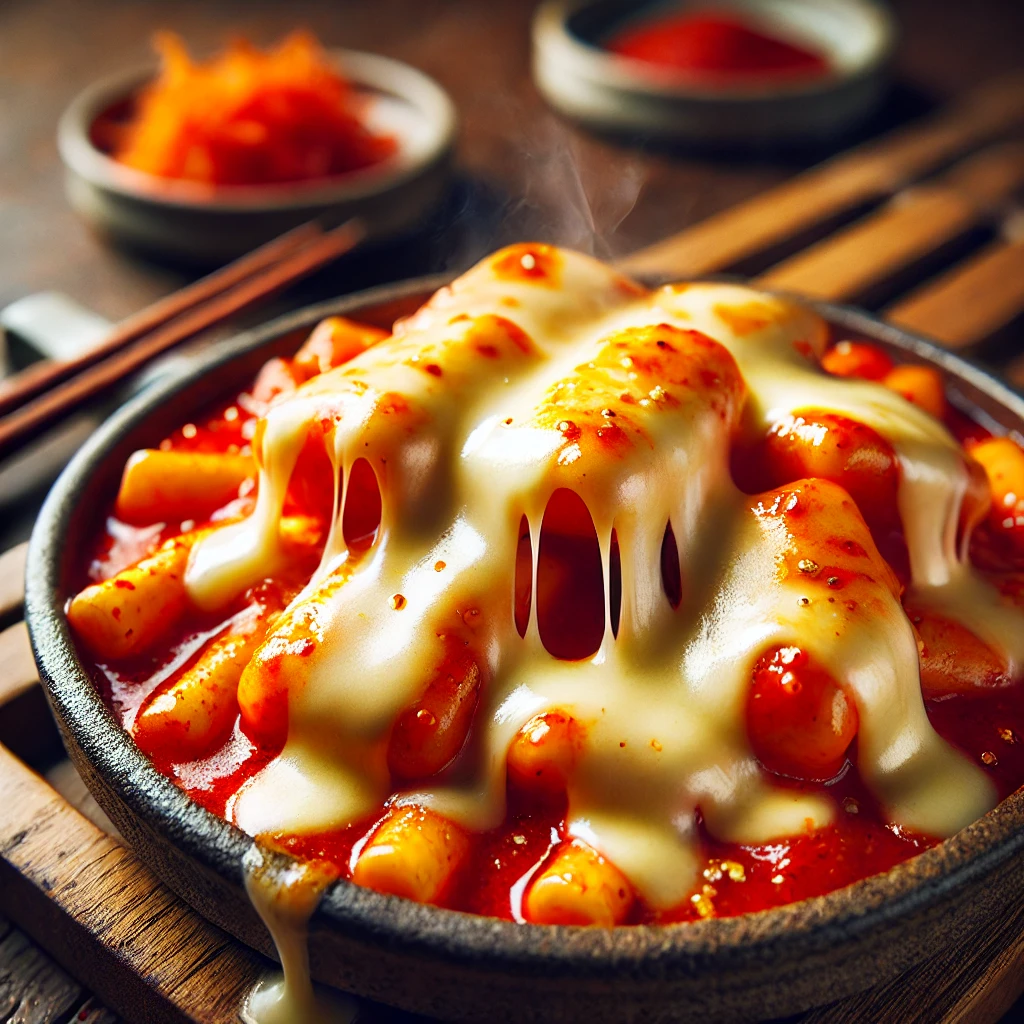 Tteokboki with French Cheese