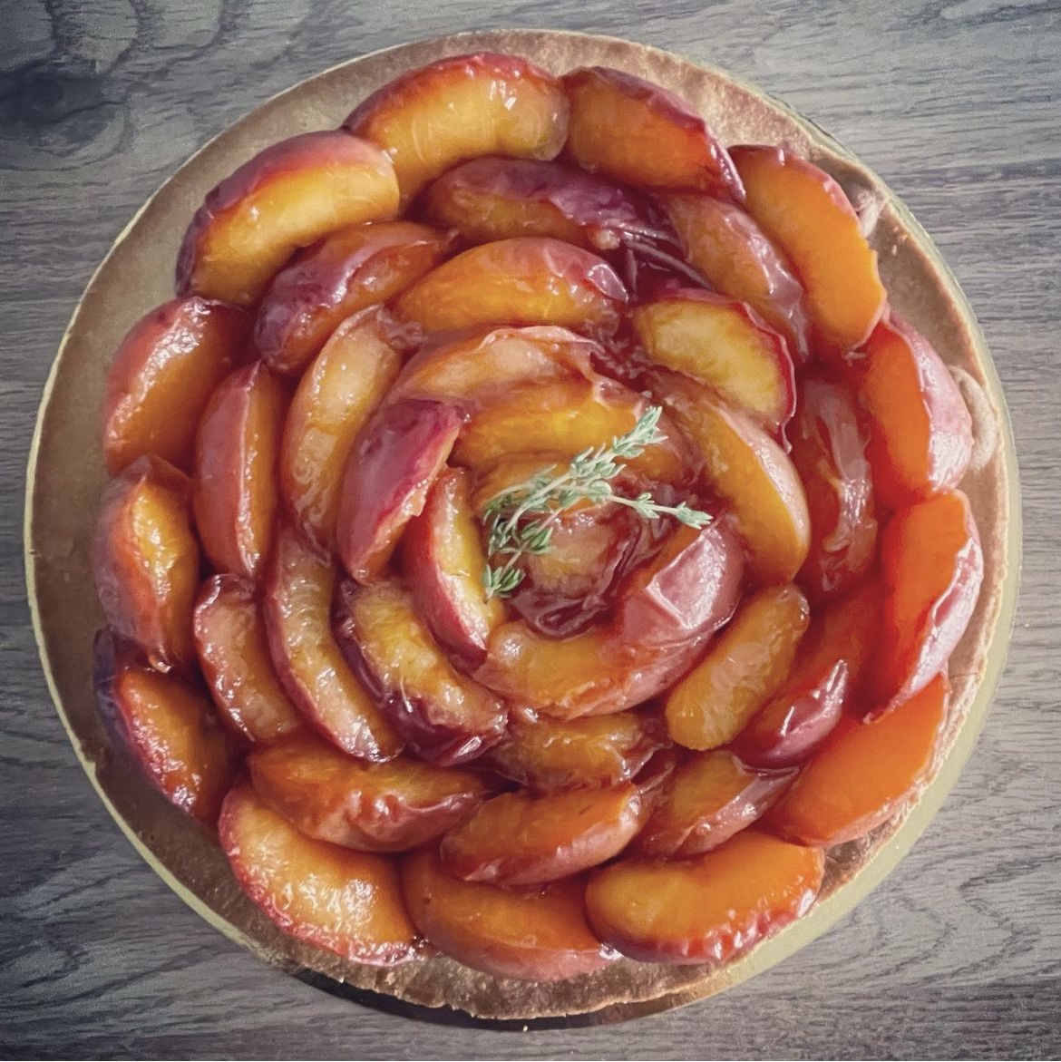 Sablé breton nectarines
